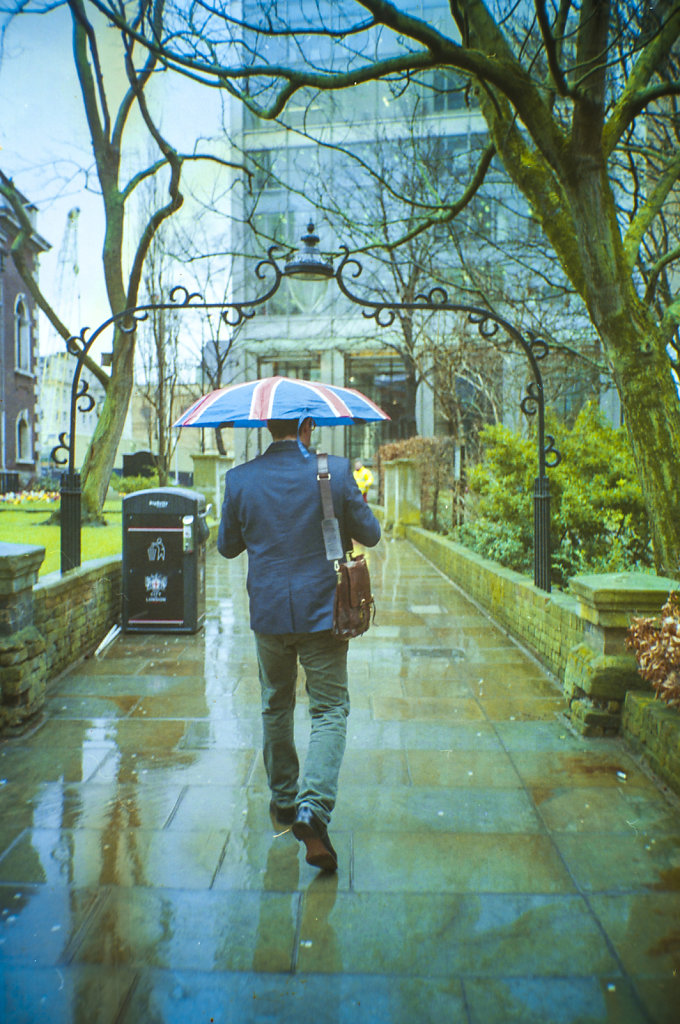 British umbrella for British weather